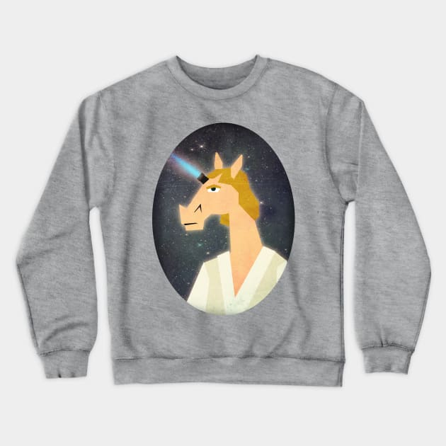 The horn is strong with this one. Crewneck Sweatshirt by Thatssounicorny